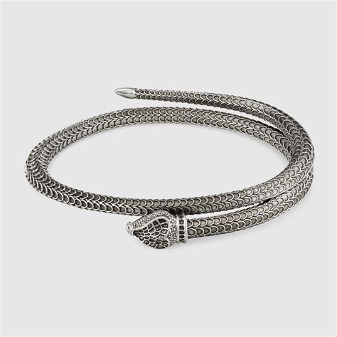 Gucci Bracciale a serpente Gucci Garden in argento